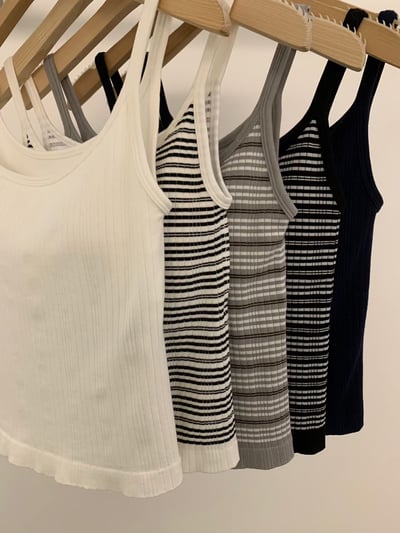 W6成團！《bra top專家》直紋bra top5