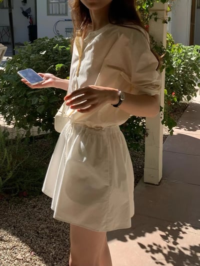 W6成團！《ounce》綁帶ribbon短褲(有內裡)10