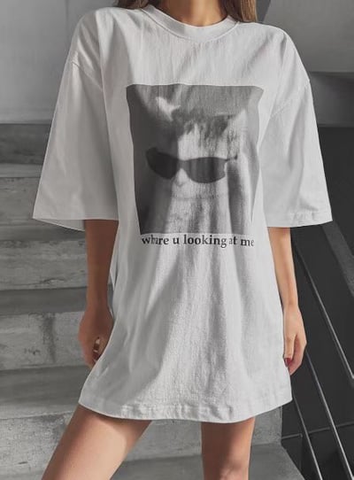 W7成團！《夏日T shirt》why r u looking at me? tee18