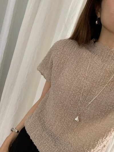 W5成團！《ounce》雲朵皺皺短袖blouse3