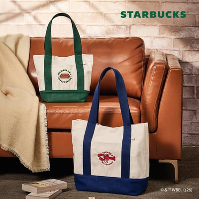 星巴克 x 六人行聯名商品- eco bag1