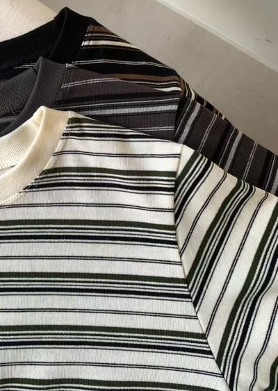 W6成團！《花語家》今年新款漂亮顯瘦條紋T(推black)17