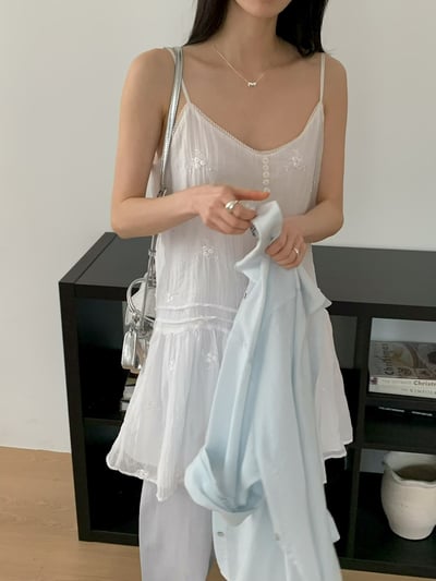 last 1早鳥價！《可愛甜美》熱銷再販可調節花花襯裙3