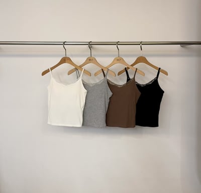 早鳥價開團中！《bra top》U領蕾絲款1