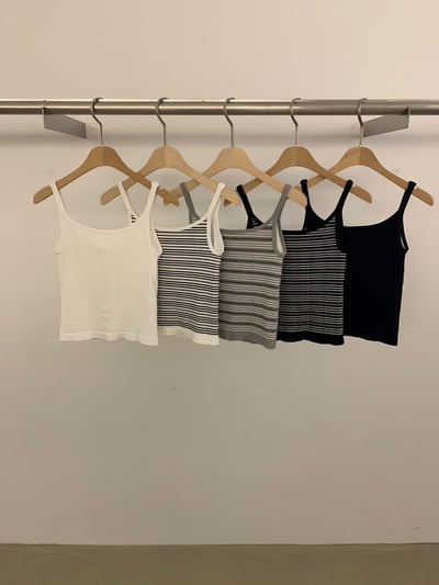 W6成團！《bra top專家》直紋bra top6