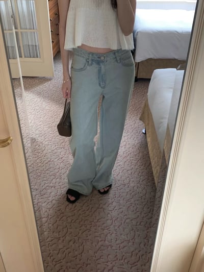 W7成團！《ounce》洗舊淺藍牛褲16