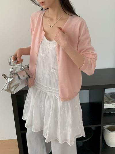 last 1早鳥價！《可愛甜美》熱銷再販可調節花花襯裙13