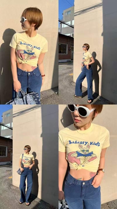 早鳥價開團中！《夏日T shirt》Library kids are cool T1