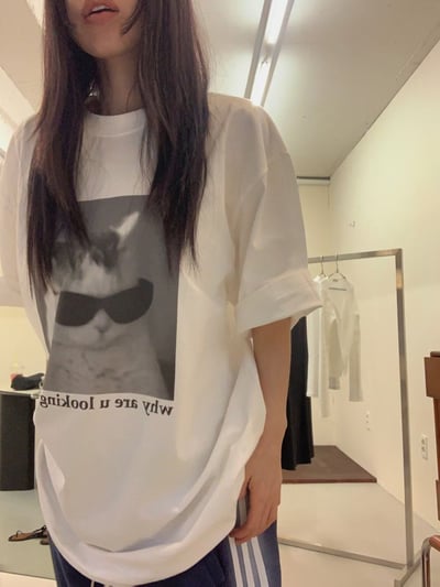 W7成團！《夏日T shirt》why r u looking at me? tee4