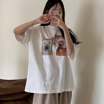 W7成團！《夏日T shirt》吐司面膜狗狗tee13