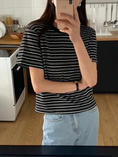 W6成團！《花語家》超Q彈條紋T回歸!(推新色高級gray)17