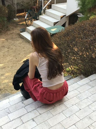 早鳥價開團中！《背心富翁》條紋細肩休閒背心2