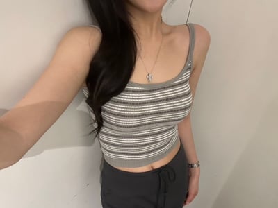 W6成團！《bra top專家》直紋bra top3