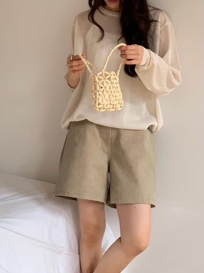 W7成團！《b家》作舊感後鬆緊短褲7