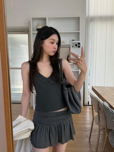 last 1早鳥價！《小資湊免運》寬肩帶蕾絲交叉背心13