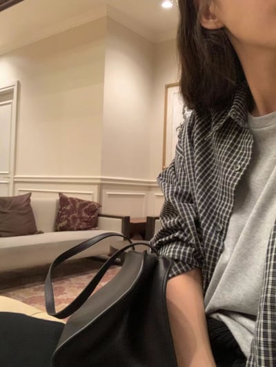 斷貨《ounce襯衫真的推》韓妞中性格紋襯衫9