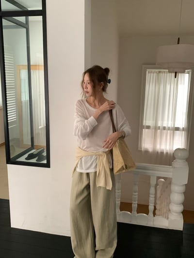 早鳥價開團中！《夏天的褲》v家側邊線條顯瘦長褲6