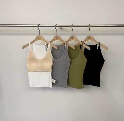 早鳥價開團中！《bra top》大U領細肩款2