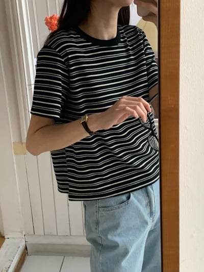 W6成團！《花語家》超Q彈條紋T回歸!(推新色高級gray)15