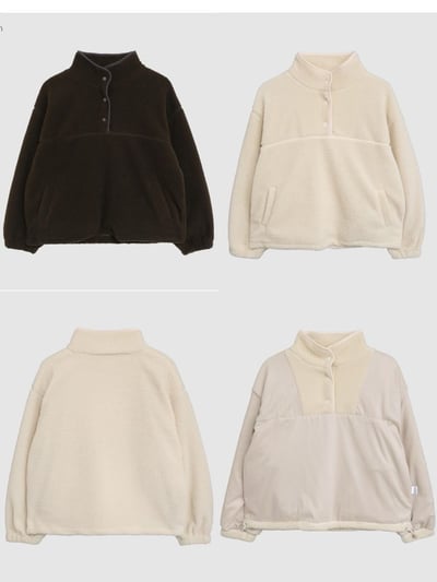 年後出貨！《平價韓貨》teddy jumper 翻領搖粒絨6