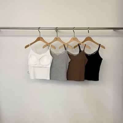 早鳥價開團中！《bra top》U領蕾絲款2