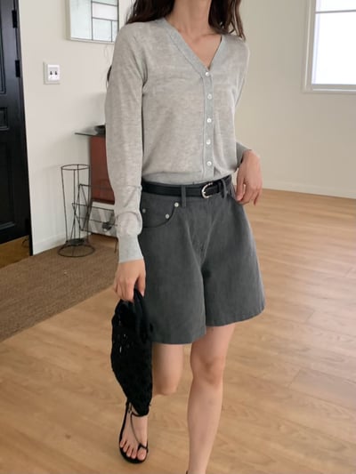 W7成團！《b家》作舊感後鬆緊短褲2