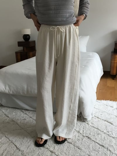 早鳥價開團中！《夏天的褲》v家側邊線條顯瘦長褲4