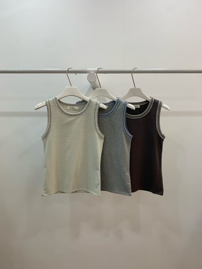 W9成團！《背心富翁》條紋安全感背心6