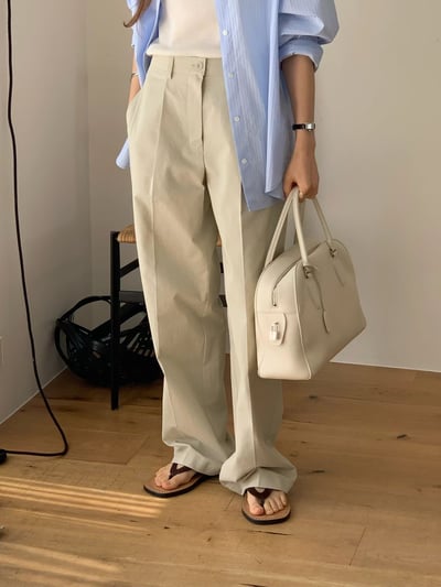 W7成團！《ounce》單褶棉西長褲11