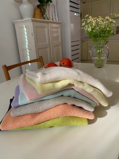 W7成團！《可愛甜美》10色馬卡龍短袖針織12