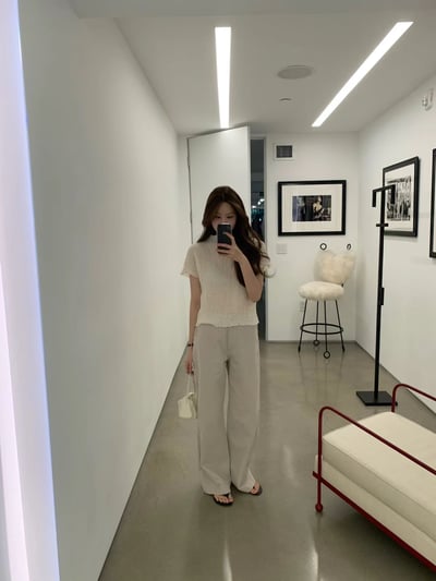 W5成團！《ounce》雲朵皺皺短袖blouse16