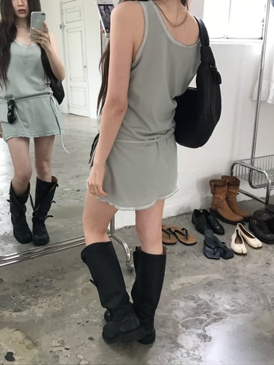 早鳥價開團中！《26春夏爆紅設計師》蕾絲疊穿感背心ops15