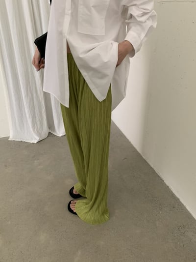 W8成團！《夏天的褲》新廠商皺皺褲(103cm)5