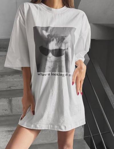 W7成團！《夏日T shirt》why r u looking at me? tee13