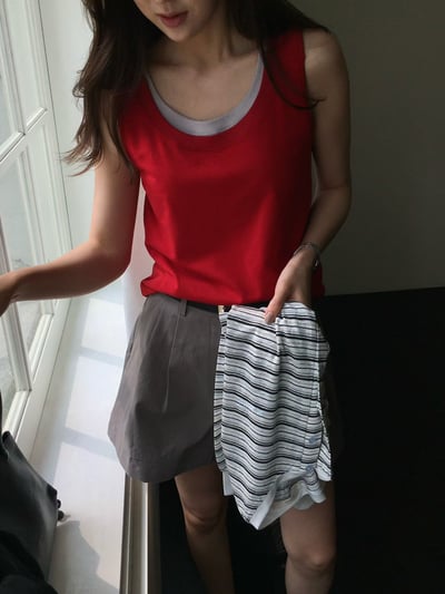 W9成團！《背心富翁》質感在線遮肉顯瘦背心23