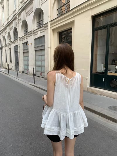 W10成團！《ounce》漂亮粗肩帶法式襯裙2