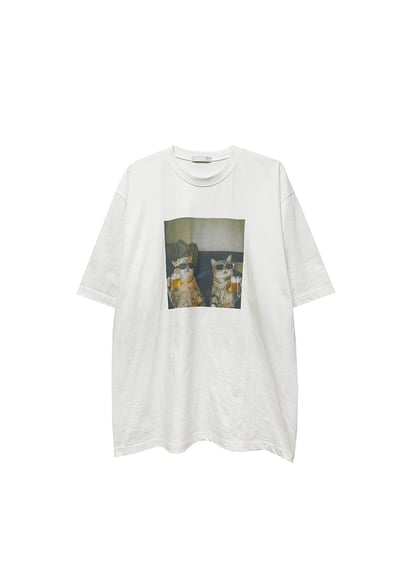 W7成團！《夏日T shirt》啤酒貓咪 tee10