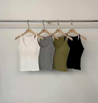 早鳥價開團中！《bra top》大U領細肩款1