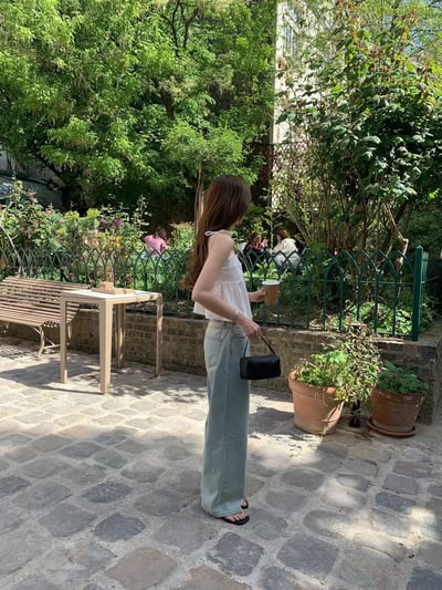 敗部復活開團中！《ounce》W8肩膀綁帶寬擺細肩背心10