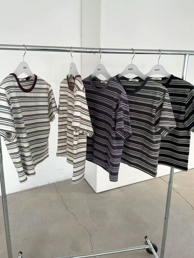 早鳥價開團中！《26春夏爆紅設計師》個性條紋T shirt3