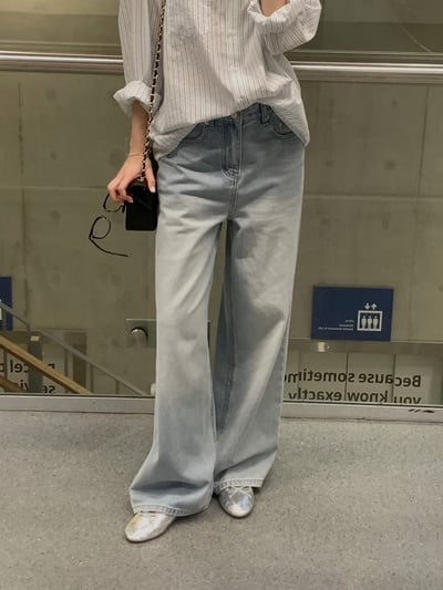 W5成團！《d家》深淺有尺寸寬牛褲1