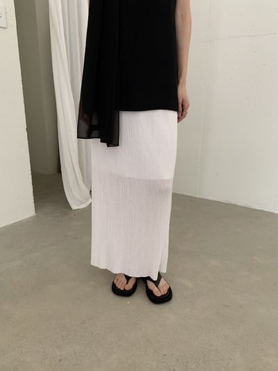 早鳥價開團中！《夏天的褲》新廠商皺皺裙(後開衩)3