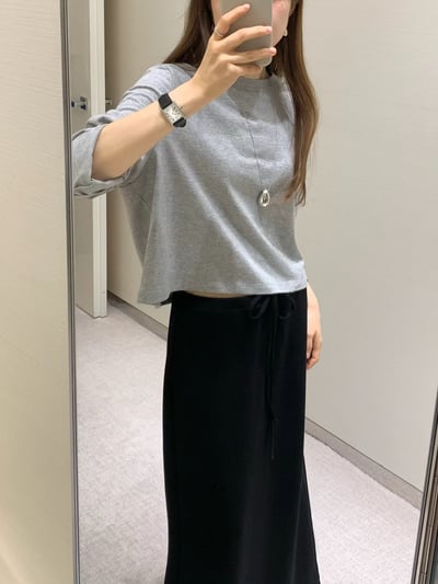 W6成團！《ounce》寬鬆短版顯瘦打底衣10