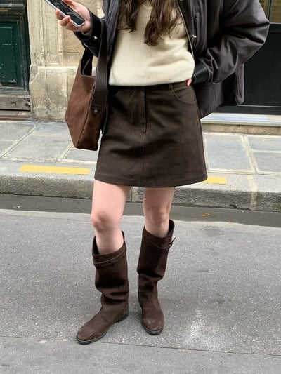 黑色s現貨！《V家》許願不停短裙斷貨就來件打底短褲6