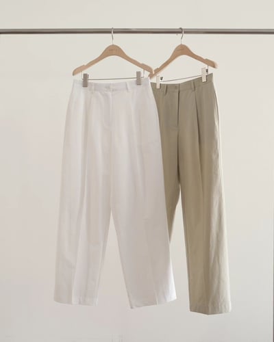 W7成團！《ounce》單褶棉西長褲1