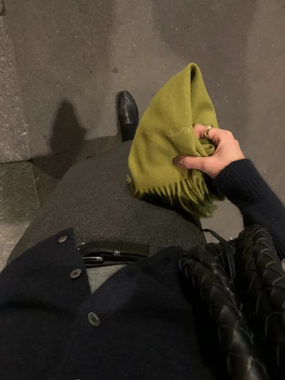 橄欖現貨！《ounce配件/推橄欖色》soft wool 圍巾6