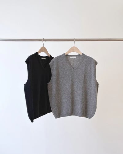 《ounce》寬肩knit vest6