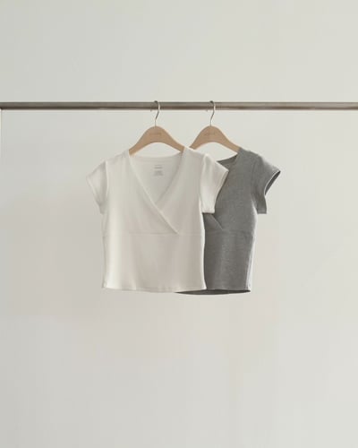 (排單2週)W10成團！《ounce》cross half tee1