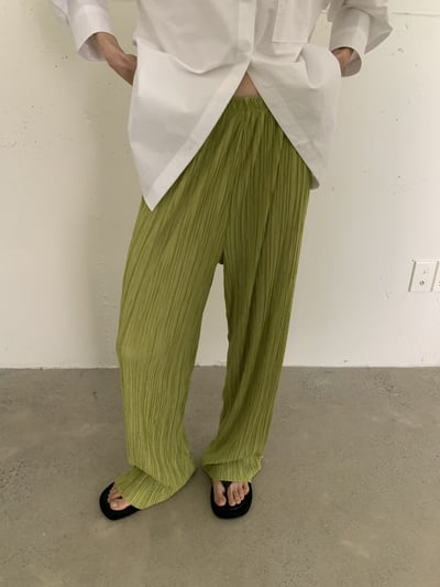 W8成團！《夏天的褲》新廠商皺皺褲(103cm)2