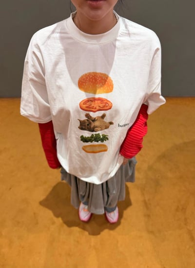 W7成團！《夏日T shirt》cat burger tee5